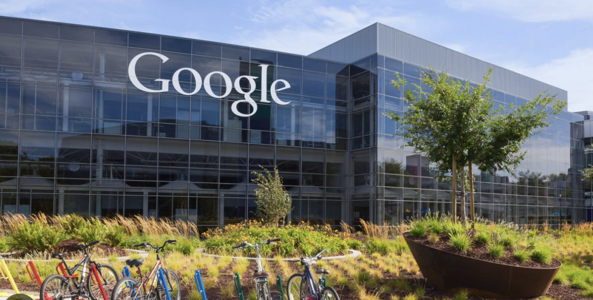Sede principale di Google, California. Uno dei principali big tech MAANG